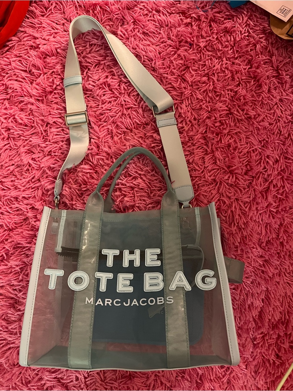 Marc Jacobs The Tote Bag Transparent light blue Crossbody Tote